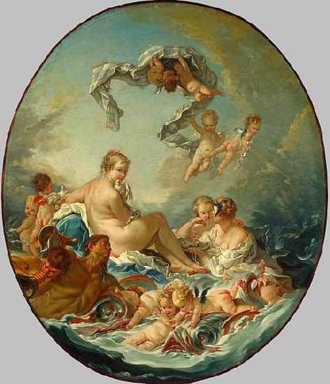 Francois Boucher The Triumph of Venus Sweden oil painting art